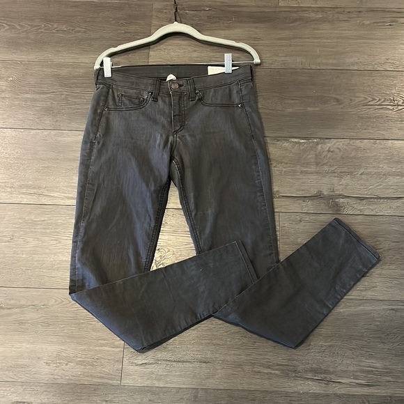 Rag & Bone Jean Legging Size 28 in Shoreditch (Dark Grey/Washed Black) - Picture 3 of 10